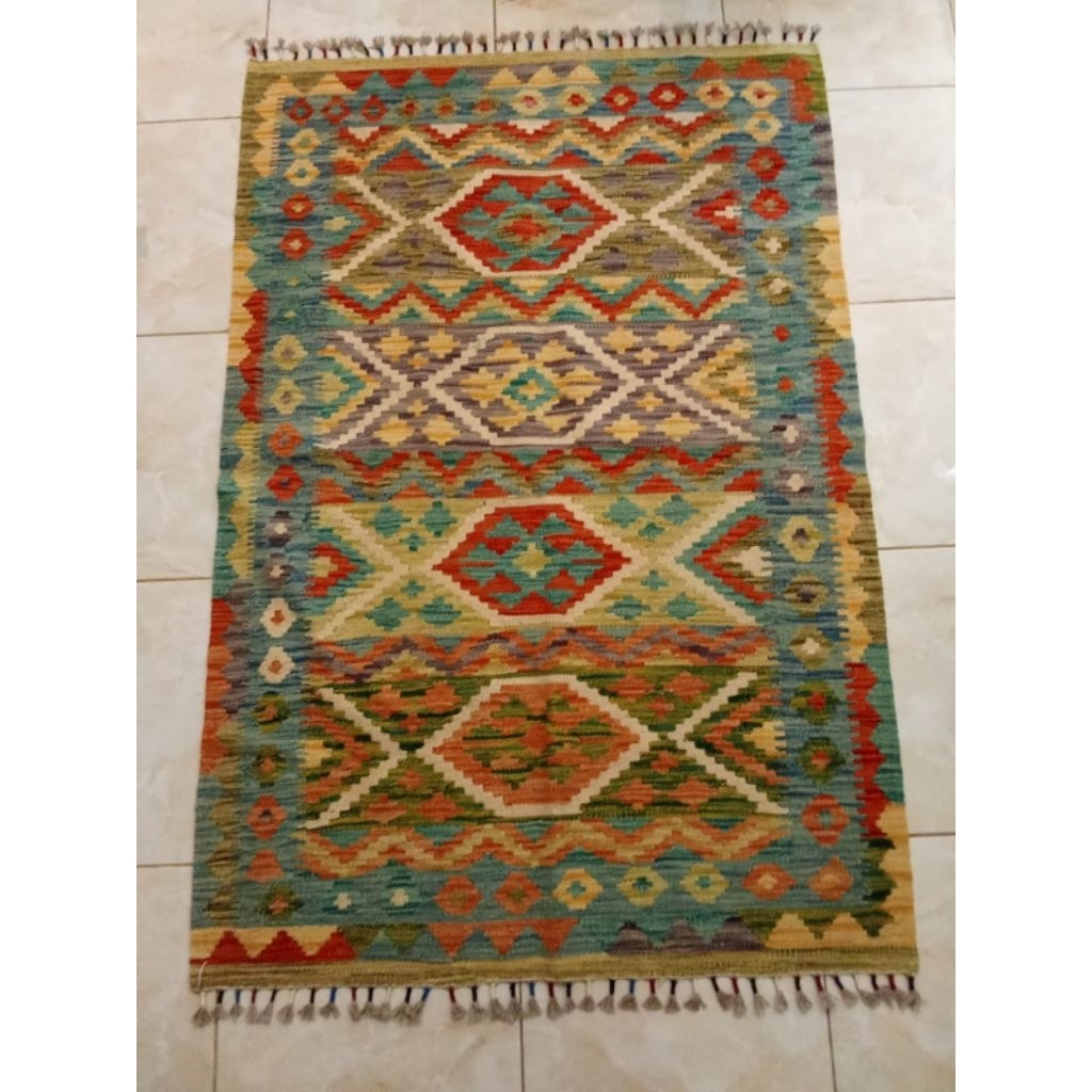 KILIM TURKI 100% HANDMADE B20 SIZE 157 X 99 CM / KILIM KARPET TURKI LIMITED
