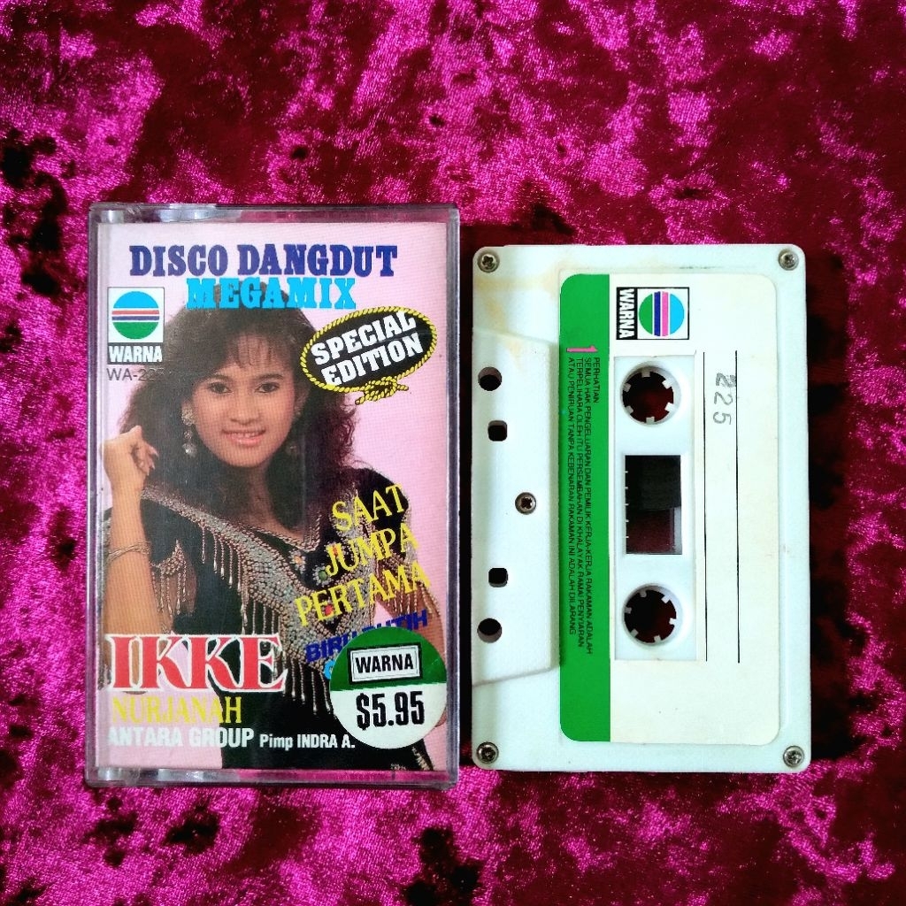 Kaset Ikke Nurjanah - Disco Dangdut Megamix (Malaysia Press)