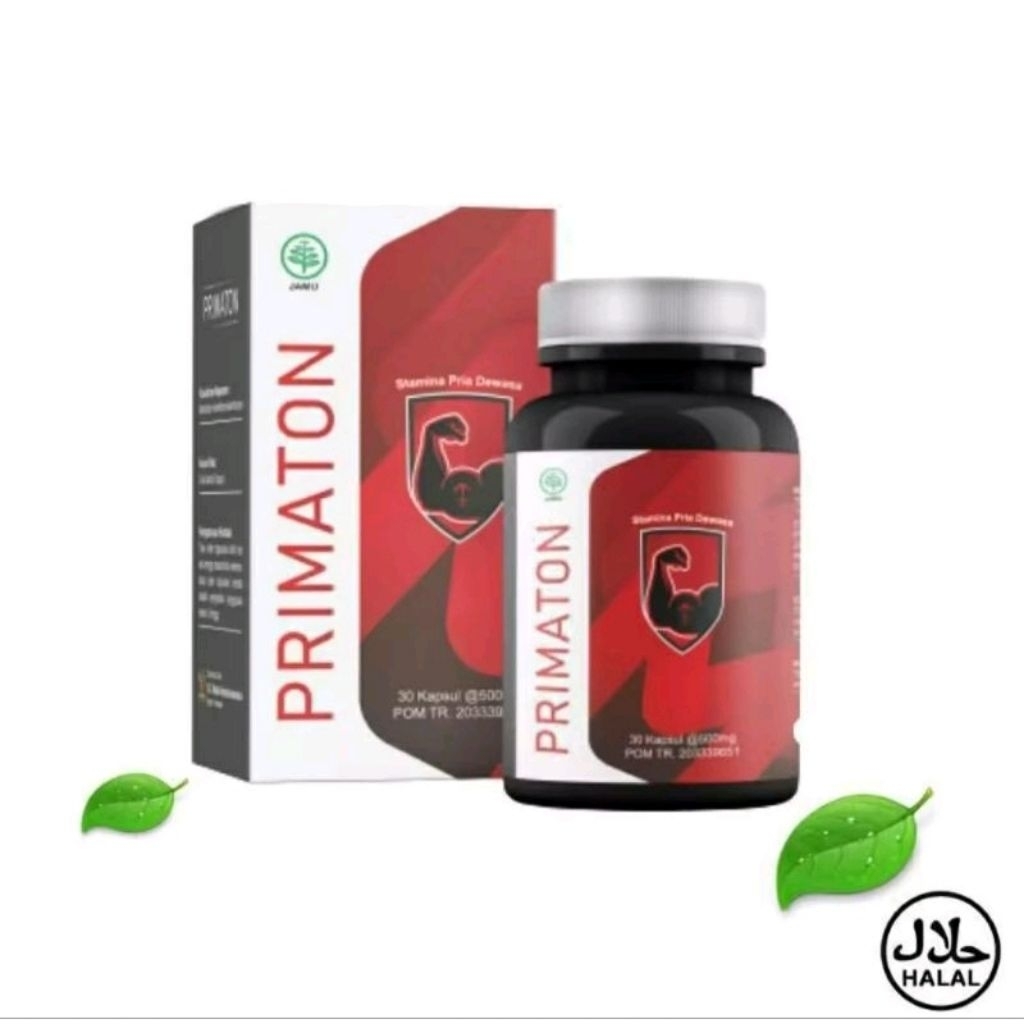 ( Terbaru ) Primaton Obat Herbal Multivitamin Asli Original Isi 30 CAPSULE Lulus Uji Bpom