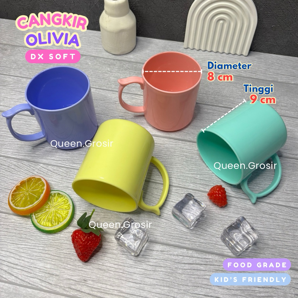 GELAS PLASTIK KECIL | CANGKIR PLASTIK | GELAS MINUM PLASTIK PASTEL | GELAS KOPI
