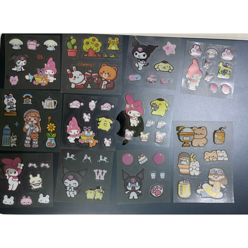 

Stiker Waterproof 11 lembar | Baru