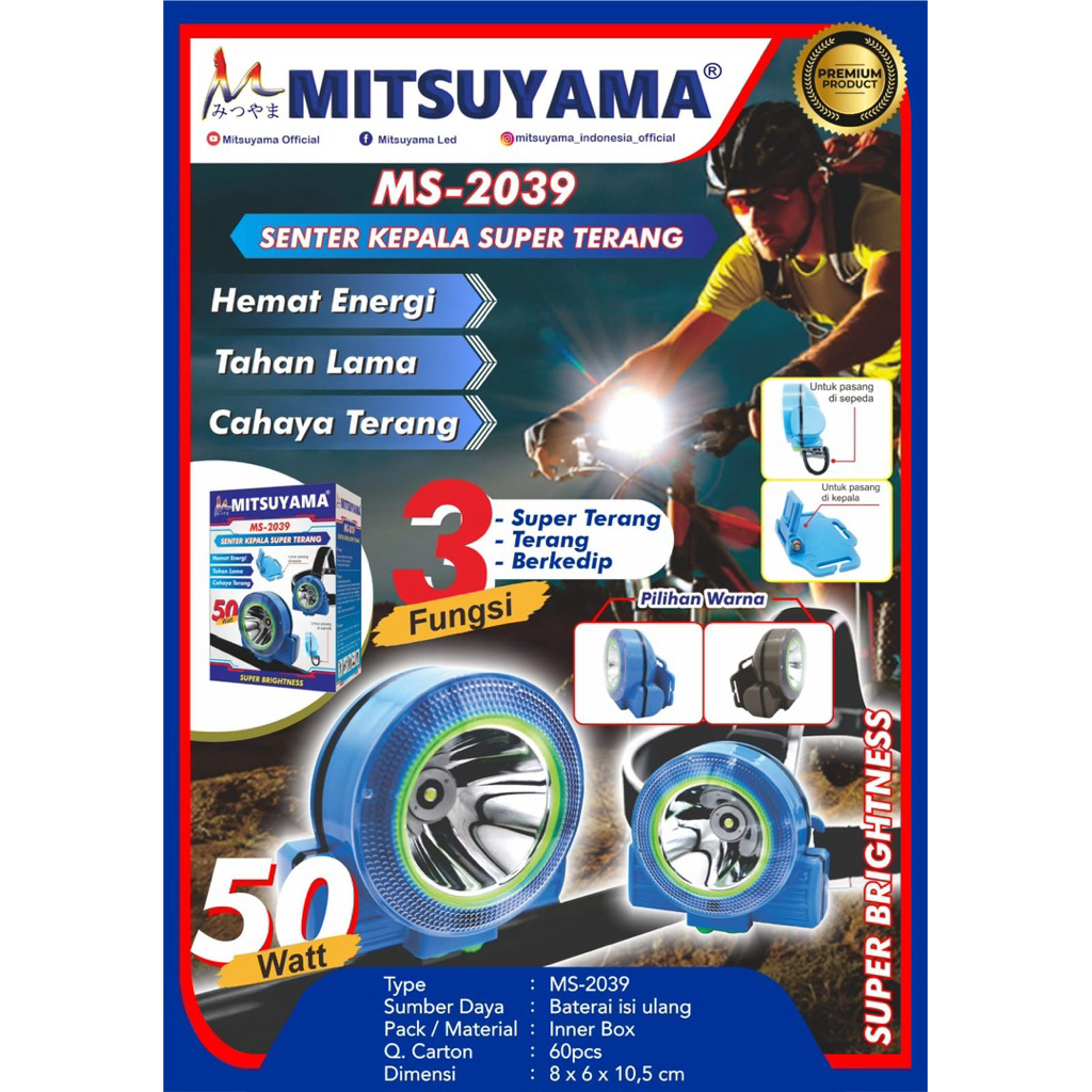 Senter Kepala 50Watt Series MS-2039