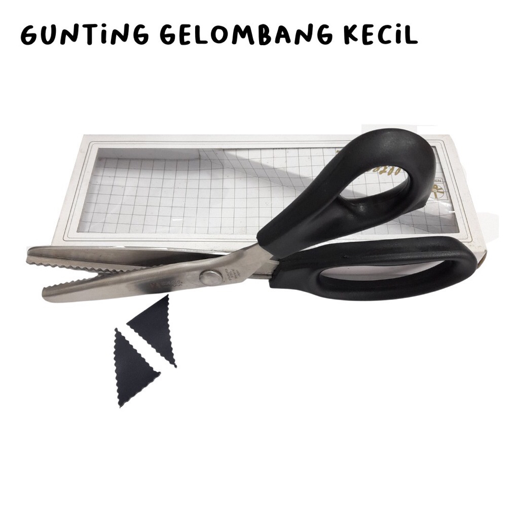 

GUNTING GELOMBANG KECIL UKURAN STANDAR