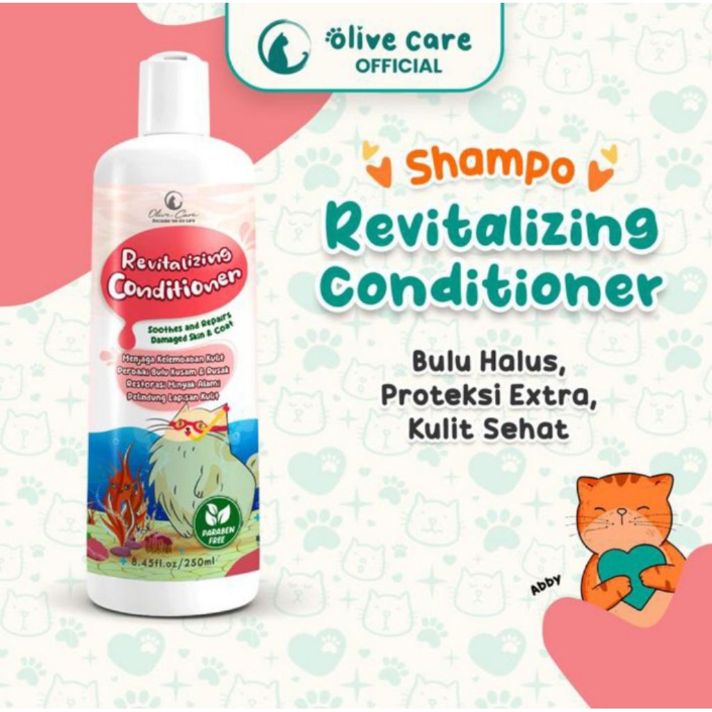 Olive Care Shampo Kucing Revitalizing Conditioner