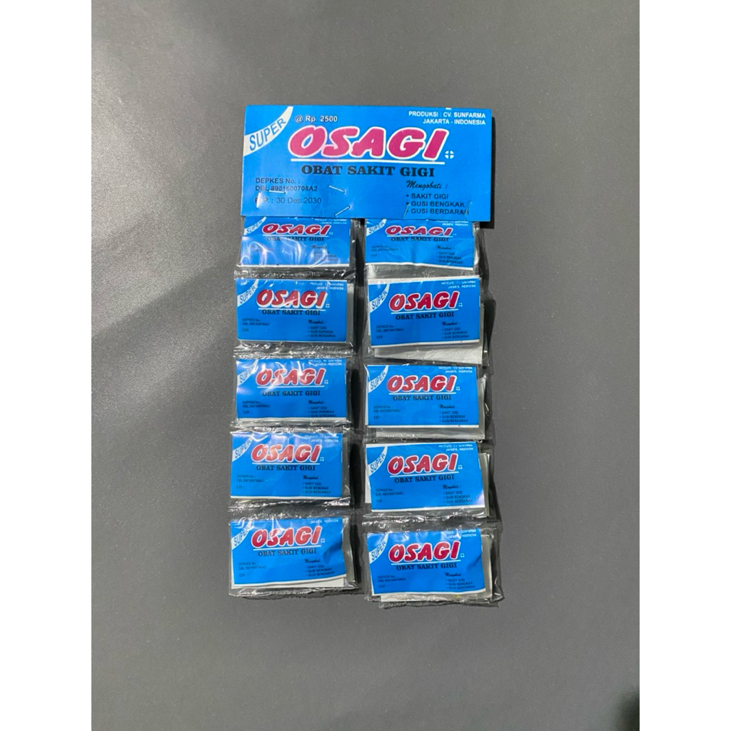 OSAGI Kapsul Obat Sakit Gigi & Gusi Ampuh 100% ORIGINAL