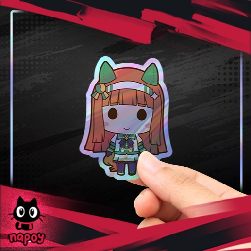 

Stiker Hologram Anime Game Uma Musume Silence Suzuka V2