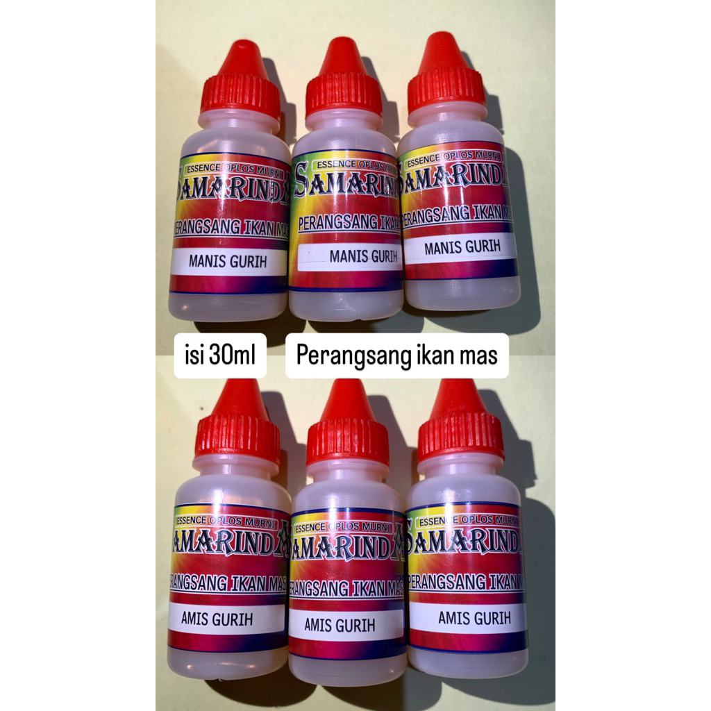 Essen samarinda oplosan untuk ikan mas/amis gurih/manis gurih isi 30ml/perangsang ikan mas