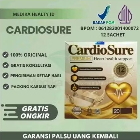 

CARDIOSURE MILK SUSU OBAT HIPERTENSI JANTUNG STRUK KOLESTROL ASAM URAT