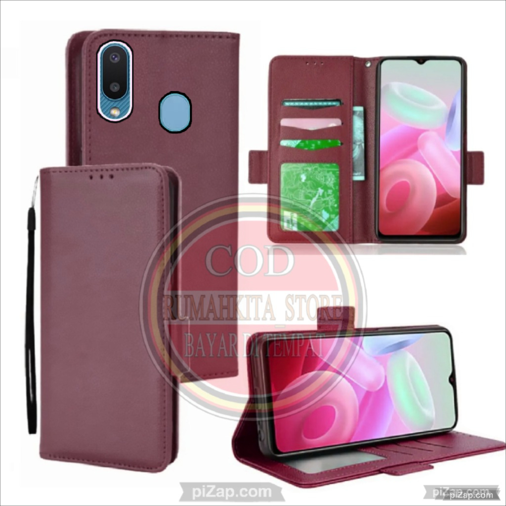 CASE HP XIAOMI REDMI NOTE 7/NOTE 7 PRO FLIP LEATHER PREMIUM-FLIP WALLET CASE KULIT-DOMPET-FLIP