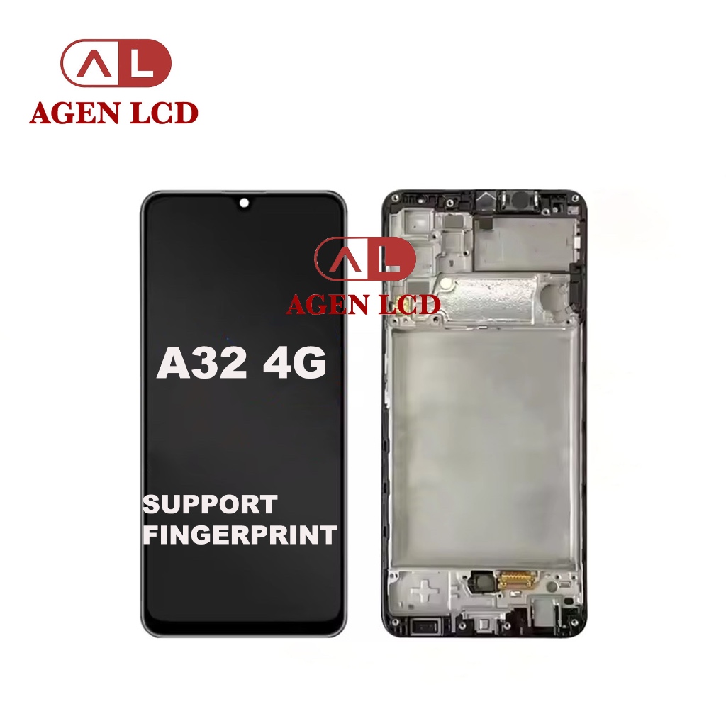 LCD OLED For Samsung A32 4G - SM-A325 OLED +FRAME - SUPPORT FINGERPRINT