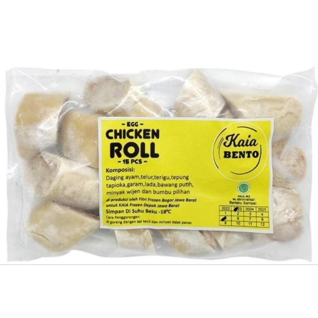 

Kode C. Kaia Bento Egg Chicken Roll Frozen