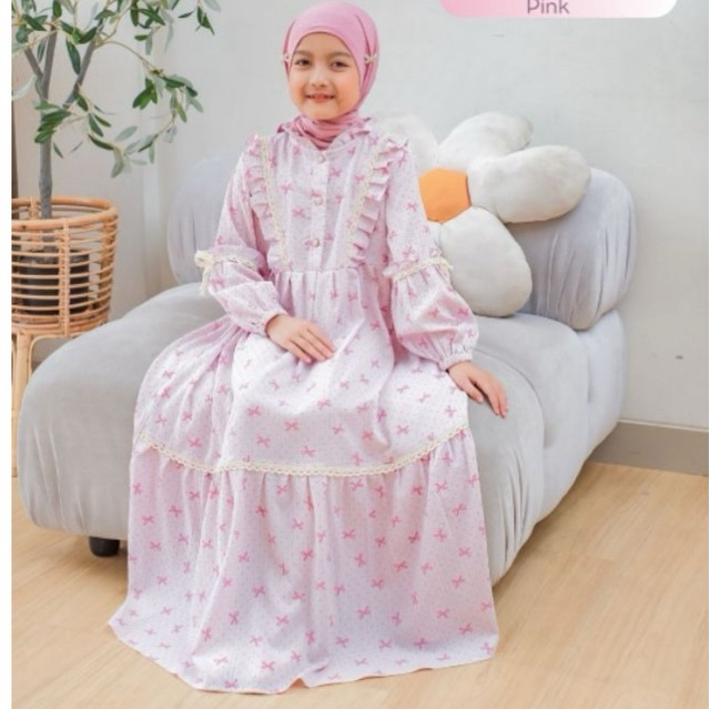 Umma.daily | AMARA LONGDRESS | Gamis anak perempuan 1-11 tahun