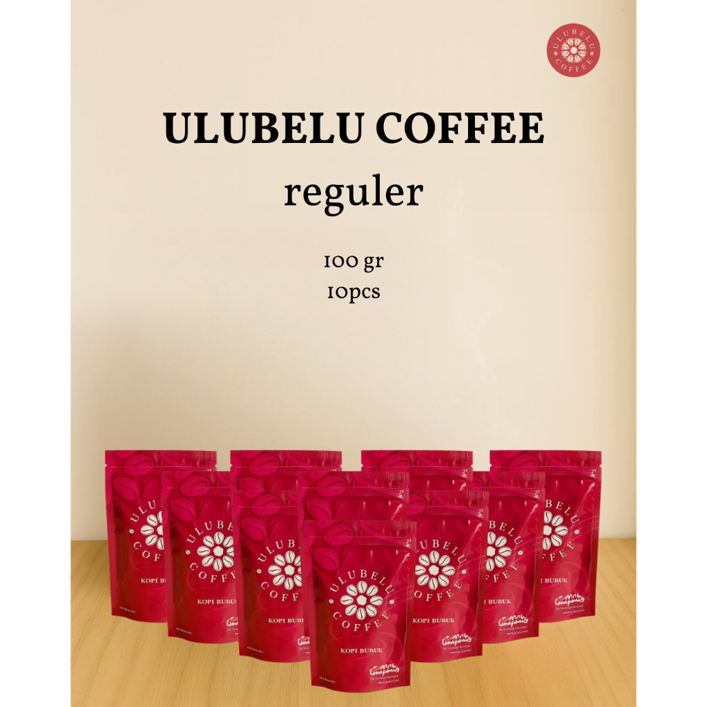 

ULUBELU COFFEE Lampung Bundle 10pcs Varian Original 100gr - Biji Kopi Robusta Lampung / Kopi Bubuk / Biji Coffee Roast Original 100% / Biji Kopi Untuk Espresso / Kopi Susu / Blend