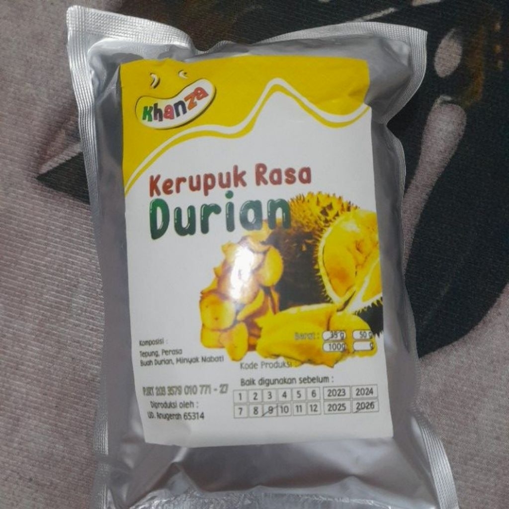 

Kerupuk Buah Durian