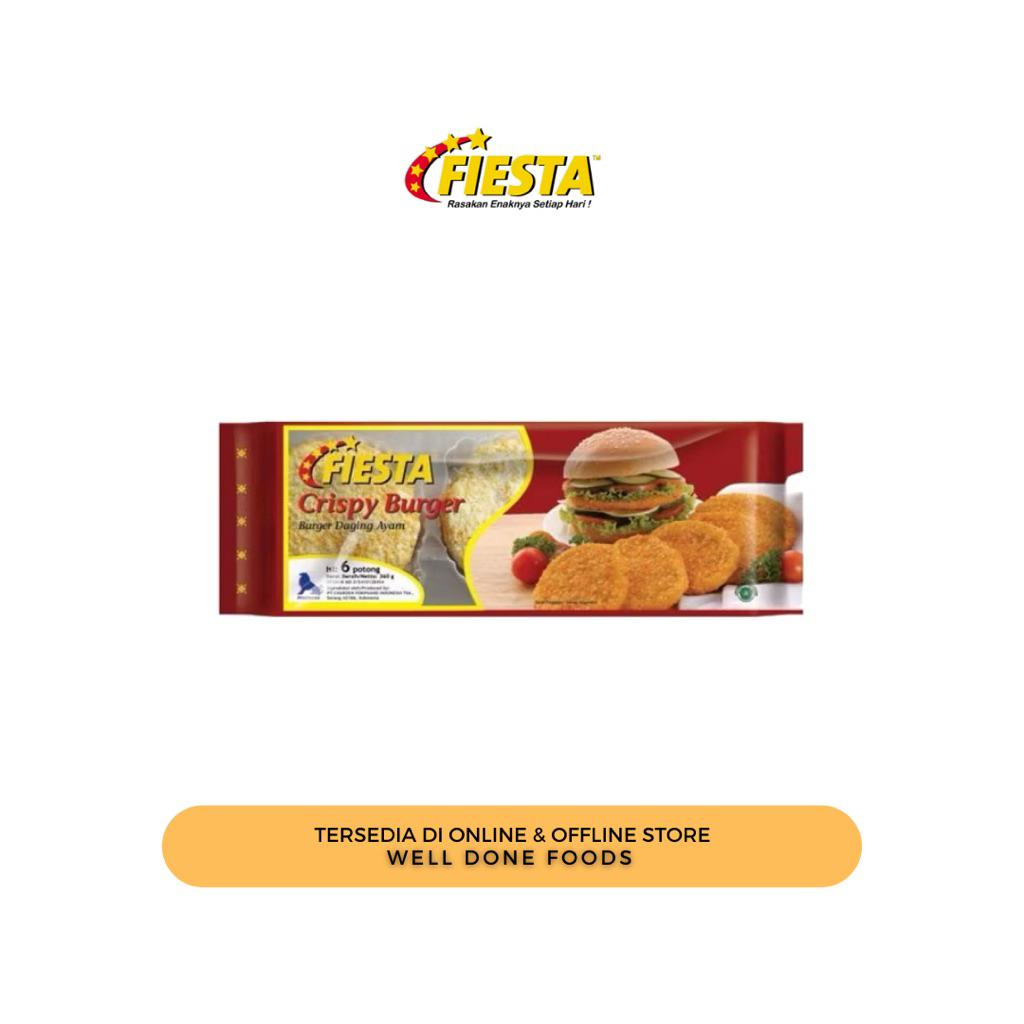 

Fiesta Crispy Burger 360gr