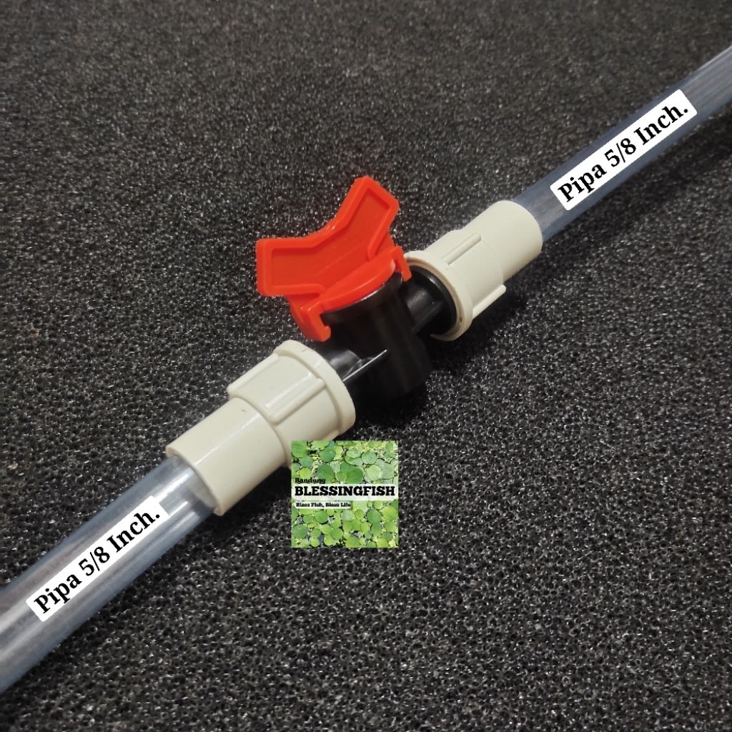 Kran Valve Pipa 5/8 Inch x 5/8 Inch Aquarium Stop Kran Pipa Aquarium 5/8 Inch Kran Valve Pipa 5/8 In