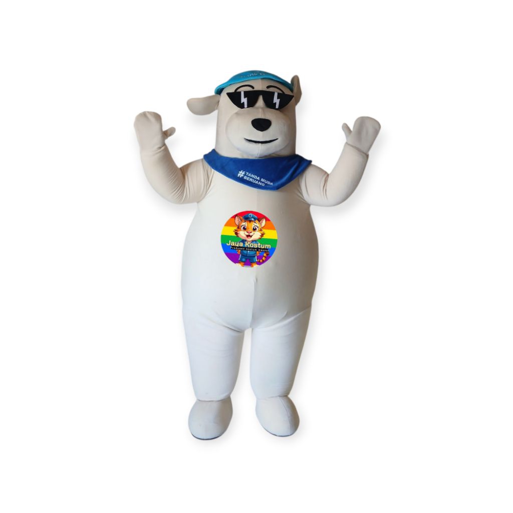 Kostum badut maskot beruang