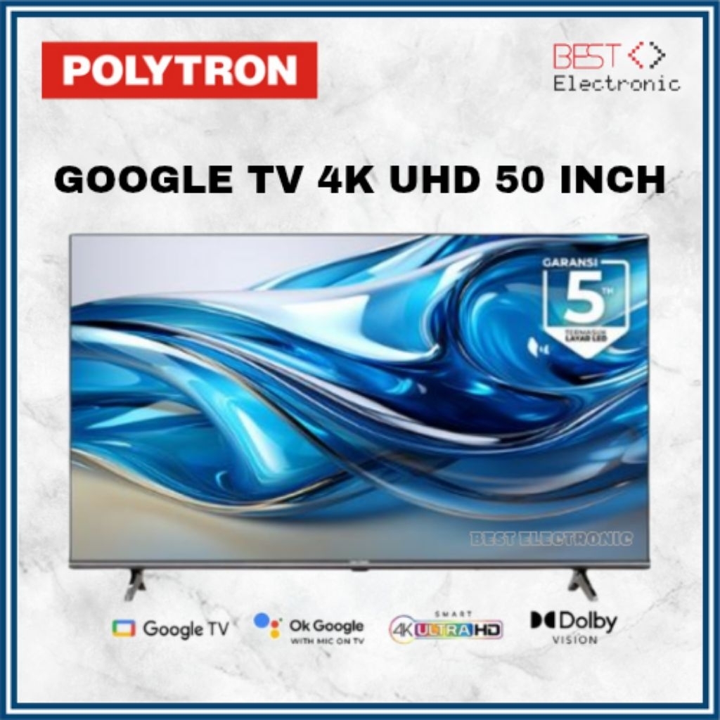 POLYTRON 4K HDR Smart Google TV 50 inch PLD 50UG3059 / 50UG5059 / 50UG5959