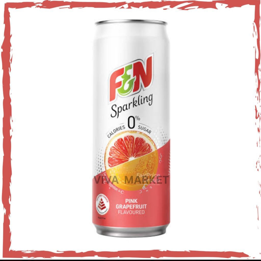 

F&N Sparkling Zero 325 Ml Grape Fruit/Lemon/ Peach