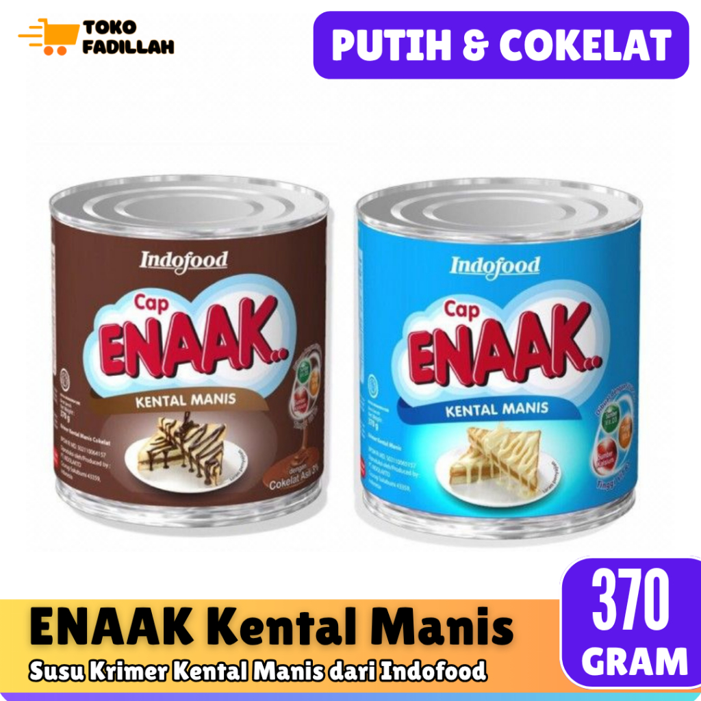 

Susu Kental Manis Cap Enaak Kaleng 370 gr