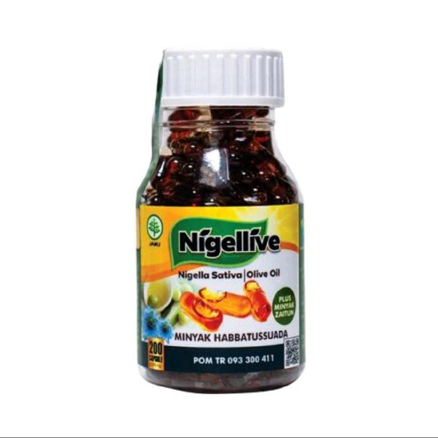 nigellive minyak habbatussauda nigellive 200 Kapsul
