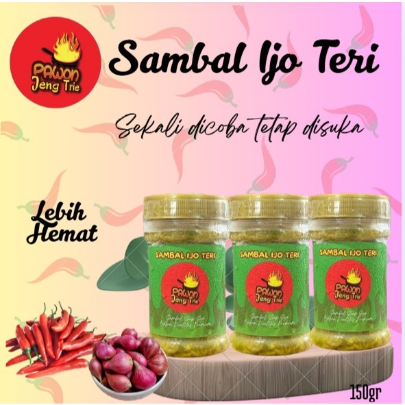 

Pawon Jeng Trie Triple Sambal Ijo Teri Medan