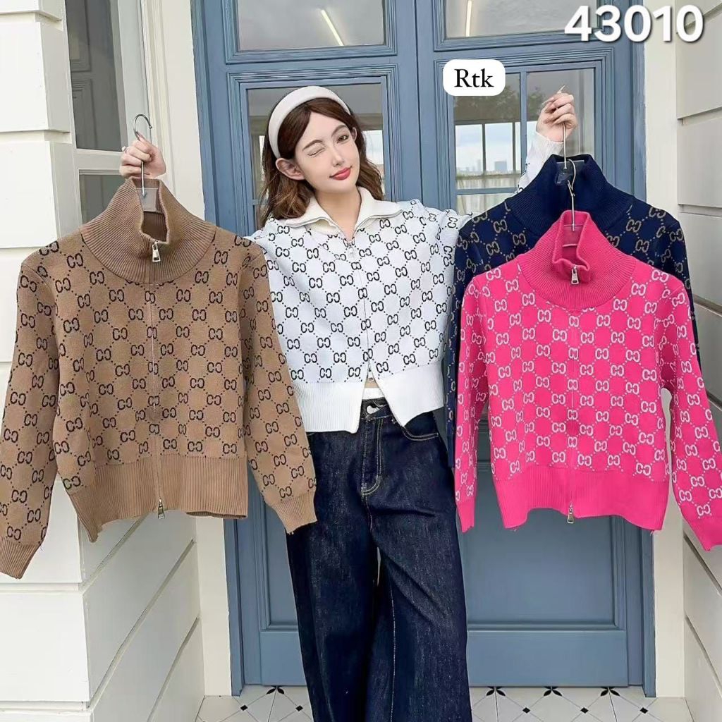 NewArrivals #2596 BESTSELLER - Cardy Rajut GUCCI Bangkok Premium / Atasan Cardy Wanita Terbaru Kekin