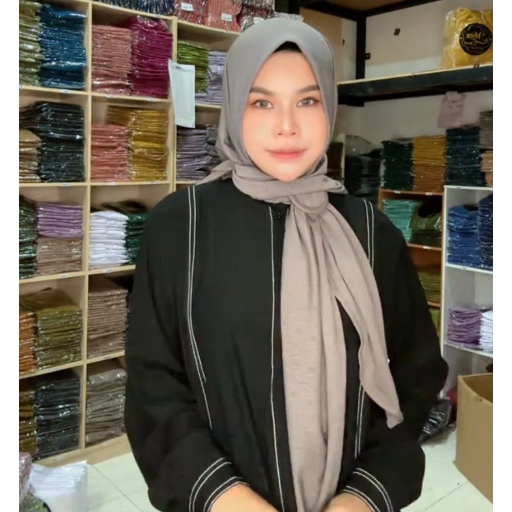 hijab doi terbaru segi 3 instan malay gesper strada