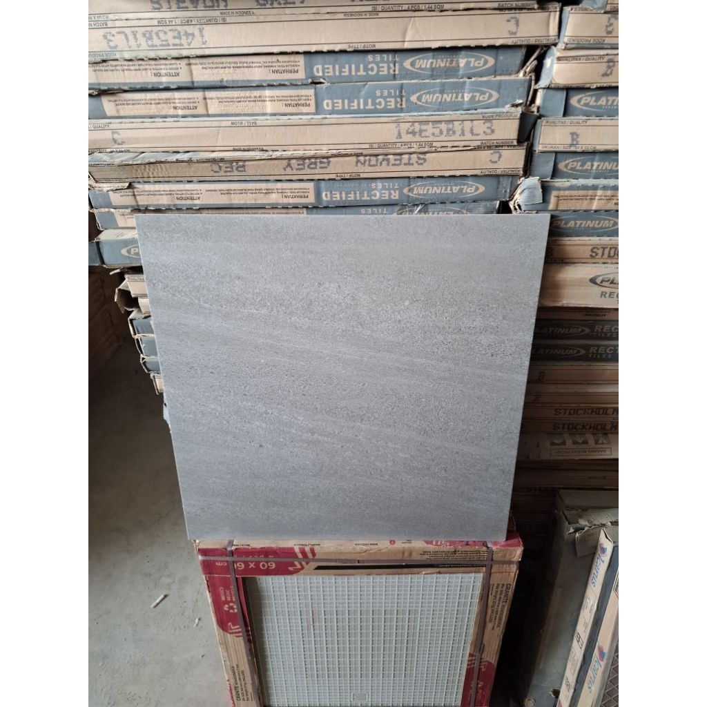 Keramik Lantai kasar (matt) 60x60 Steven Grey