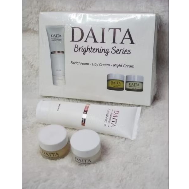 DAITA Brightening Series Complete Set BIG SIZE | Facial Foam | Day Cream | Night Cream | Serum