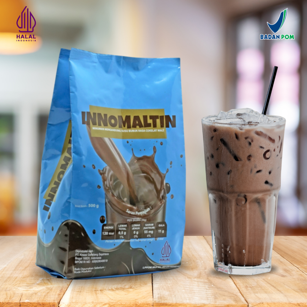 

INNOMALTIN Minuman Susu Bubuk Rasa Cokelat Malt 500 Gram