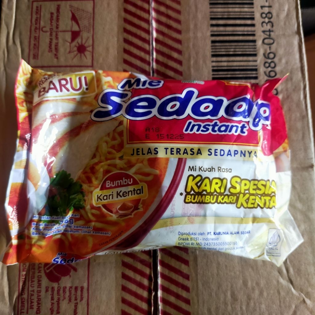 

Mi sedap kari spesial isi 40