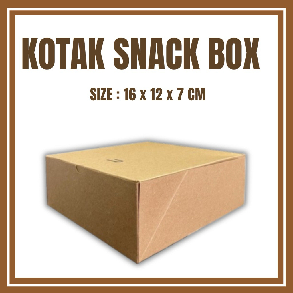 

Kotak Snack Box 16 x 12 HS TEBALLLL 325 gsm - DUS SNACK / KOTAK SNACK BOX NON LAMINASI TERMURAH