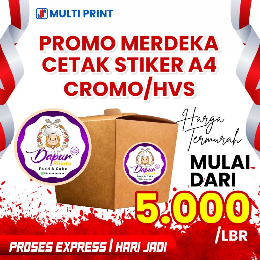 

CETAK STIKER A4 SUPER PREMIUM DAN BERKUALITAS TINGGI