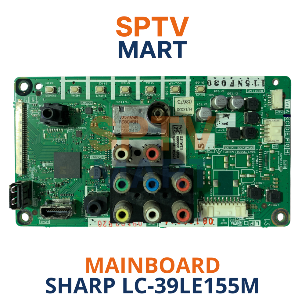 MAINBOARD TV SHARP LC-39LE155M - MB SHARP LC-39LE155M