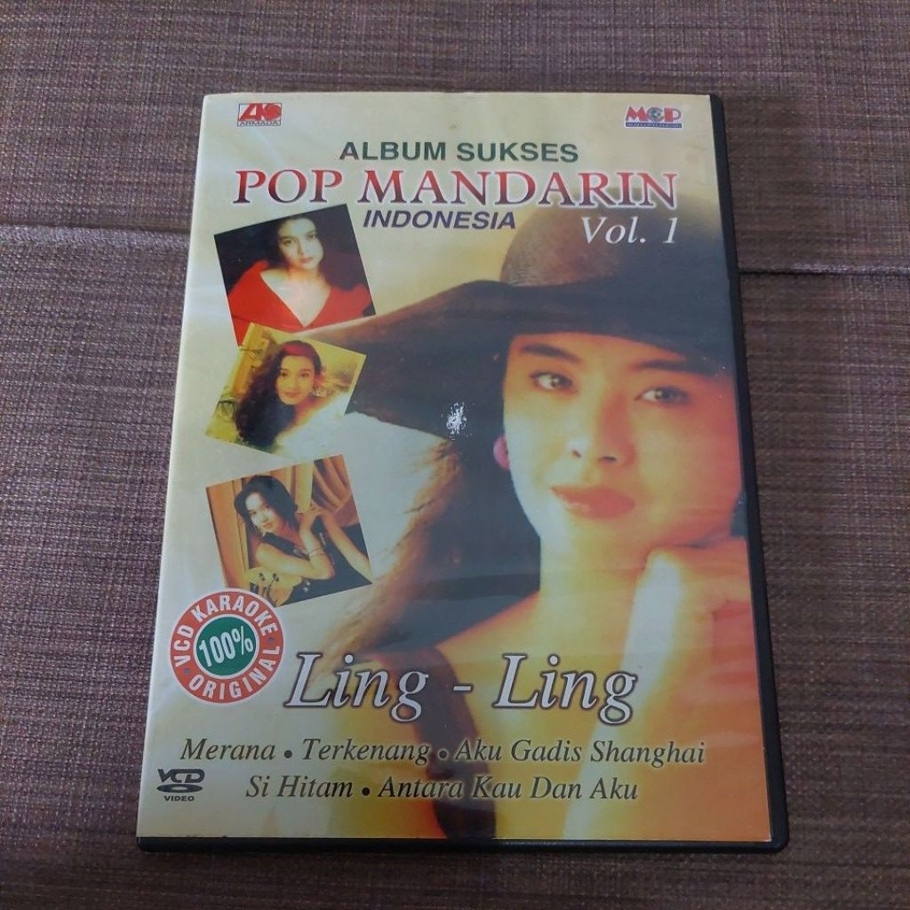 VCD original karaoke pop mandarin indonesia vol.1