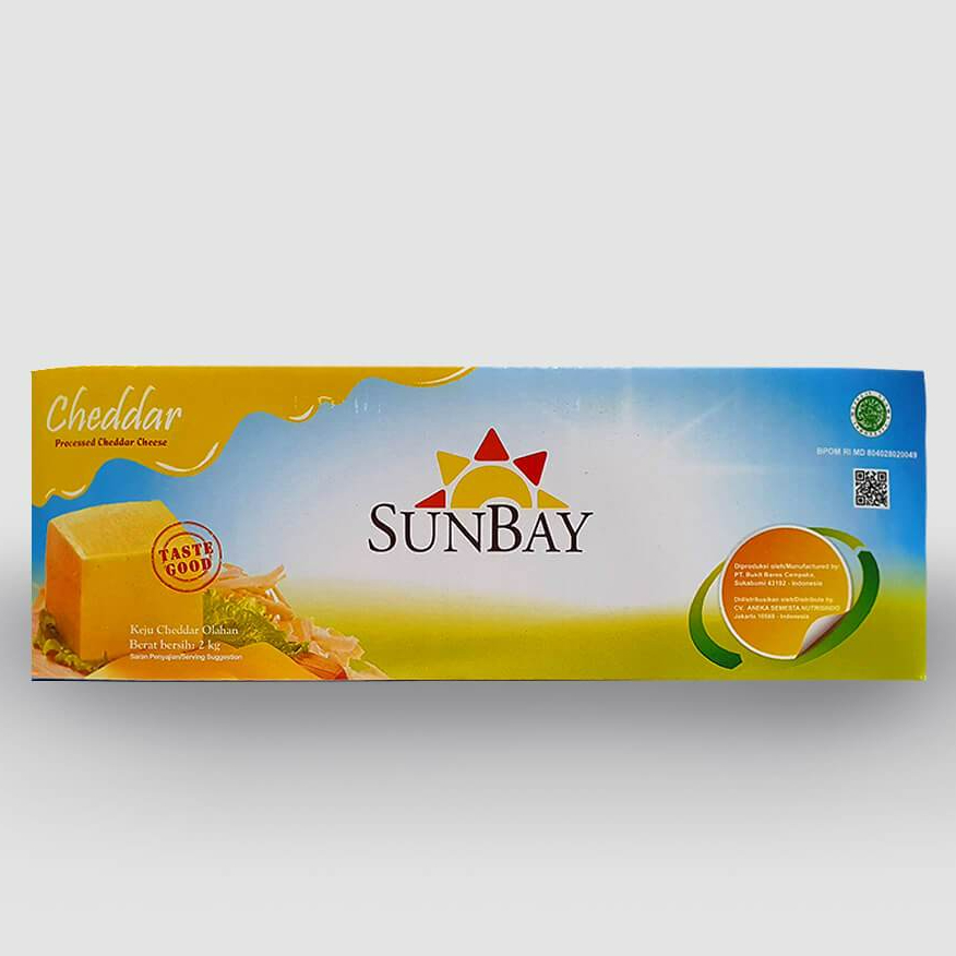 

hyk Keju Sunbay Cheddar Cheese 2kg