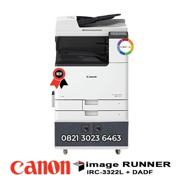 MESIN FOTOCOPY | CANON IR-C 3322L DADF | BRAND NEW | BARU | GARANSI RESMI