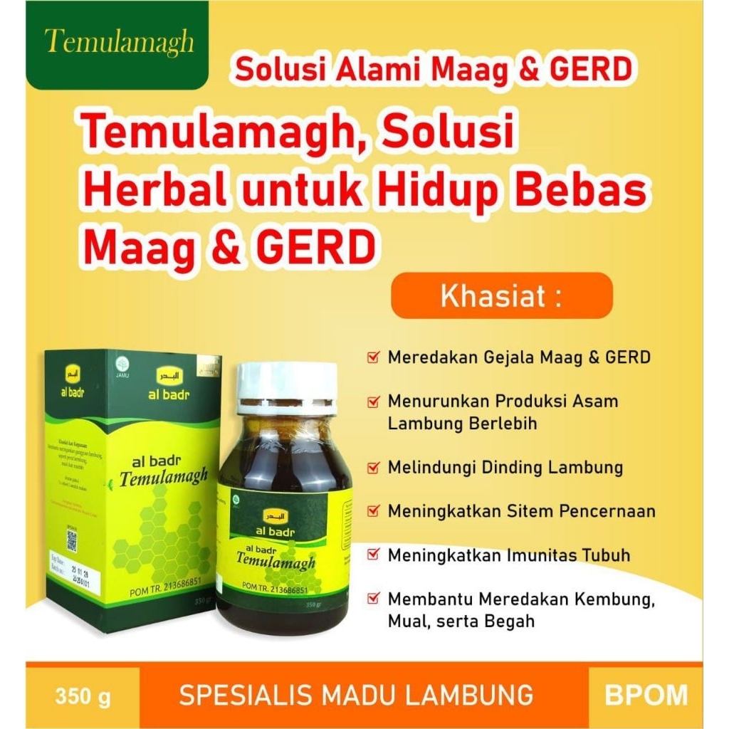 

Madu maag / Temulamagh Al Badr nett 350 gr