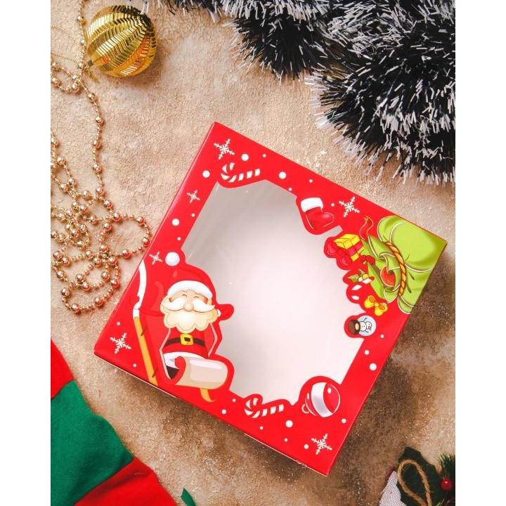 

Cake Box Kue Lapis Legit Natal Kotak Roti Brownies Hampers Xmas Size 20x20x6 cm