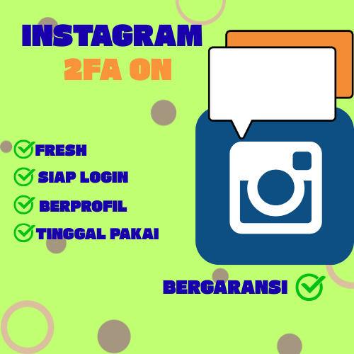 AKUN IG INSTAGRAM 2FA ON BERGARANSI RANDOM - 200 FOLLOWER