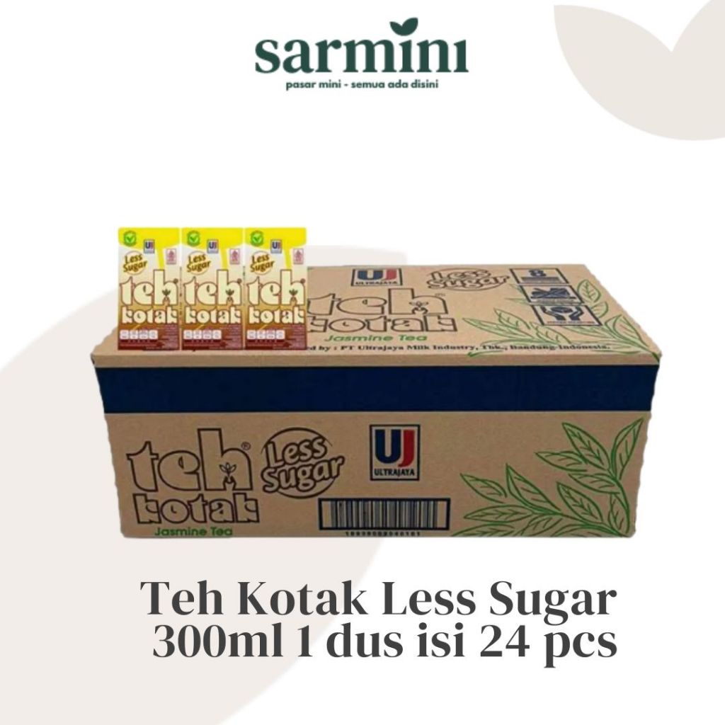 

Teh Kotak Less Sugar 300ml 1 Dus isi 24 Pcs