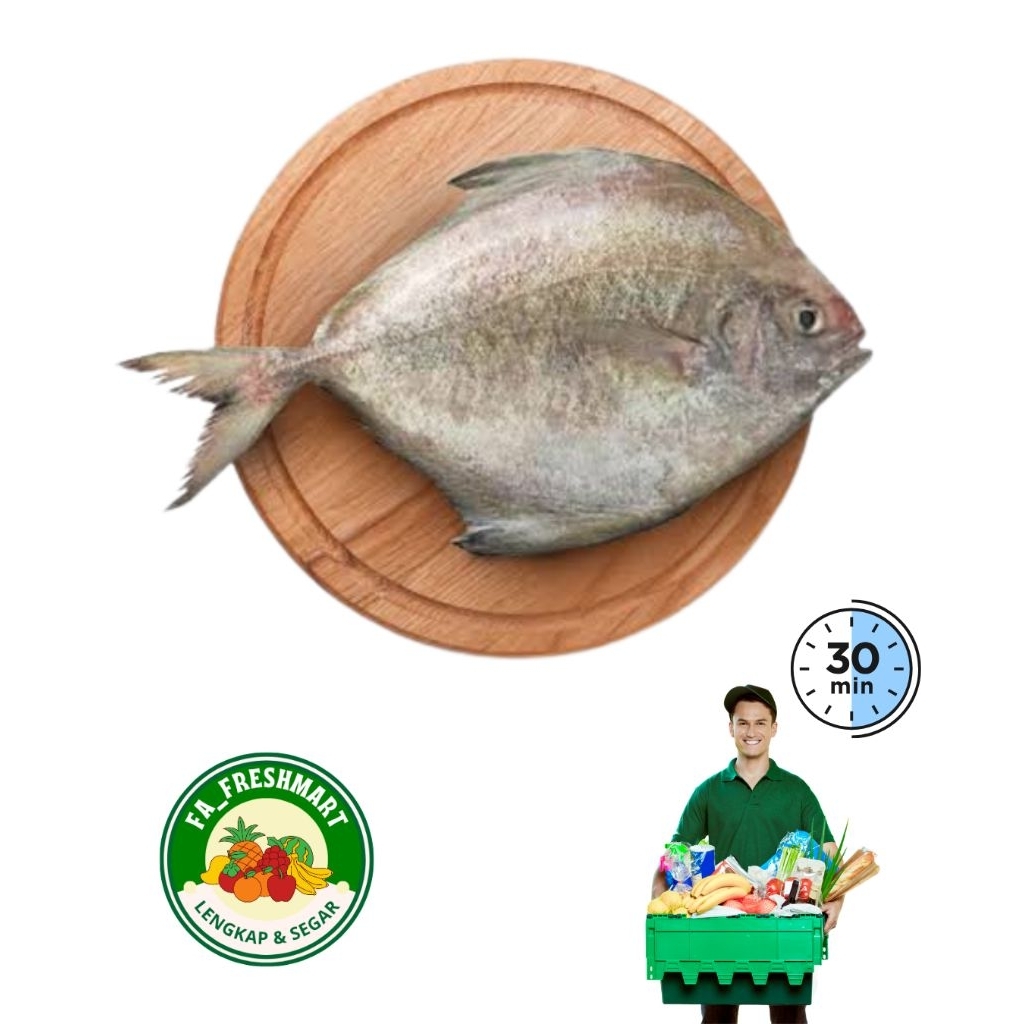 

ikan bawal segar 500gr