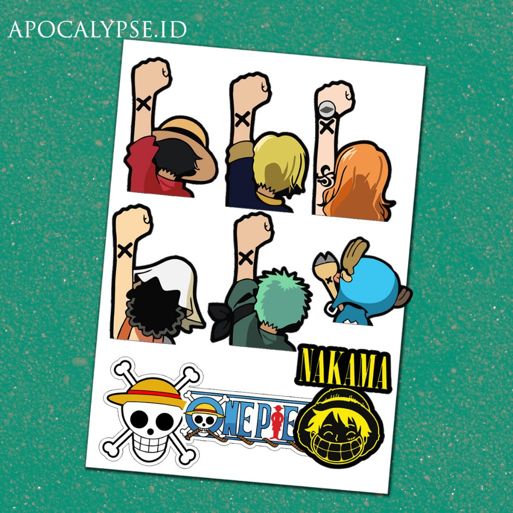 

STICKER ANIME SERIES PACK - ONE PIECE / NARUTO / DRAGONBALL etc - STICKER CUTTING ANIME