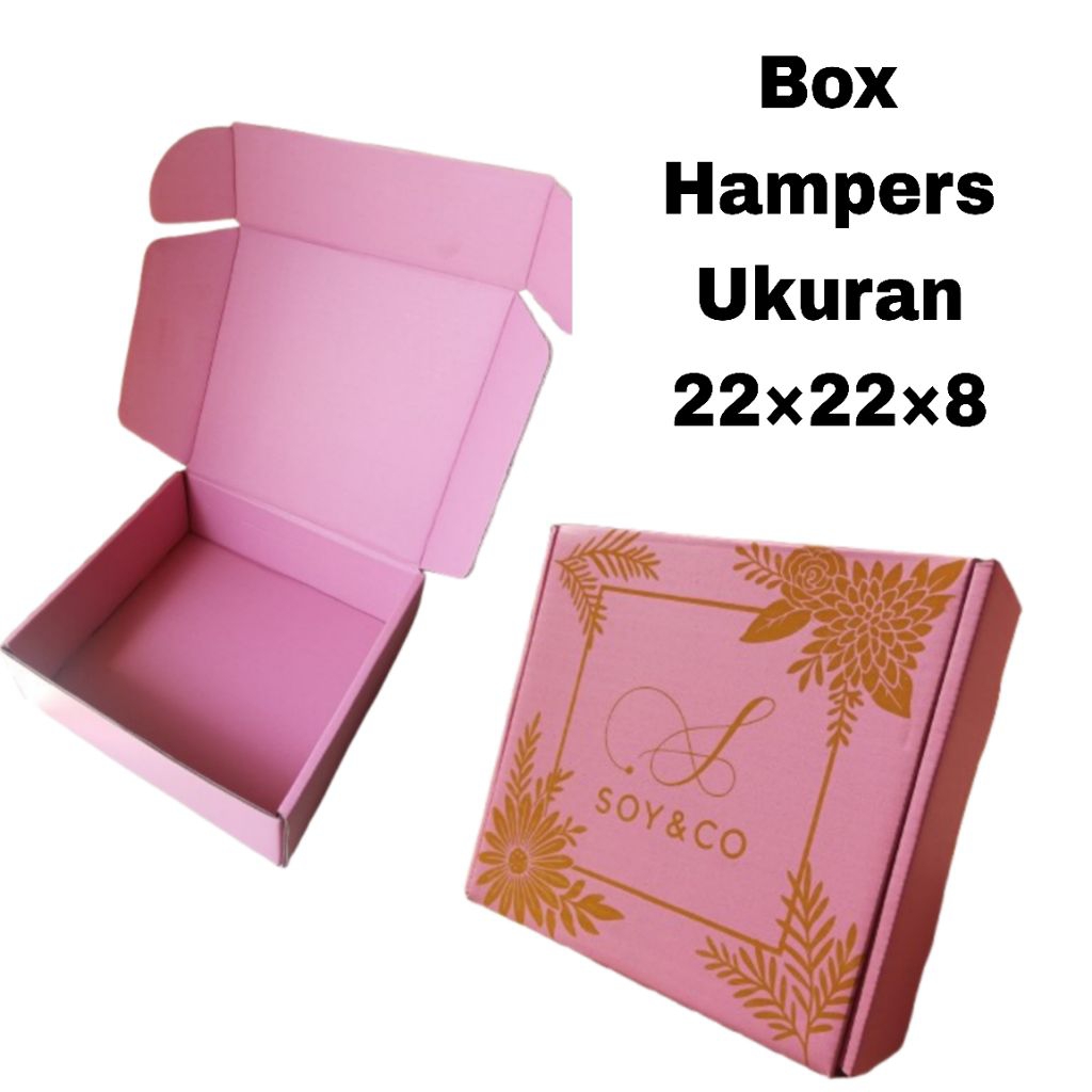

Box Kardus Hampers SOY & CO 22x22x8