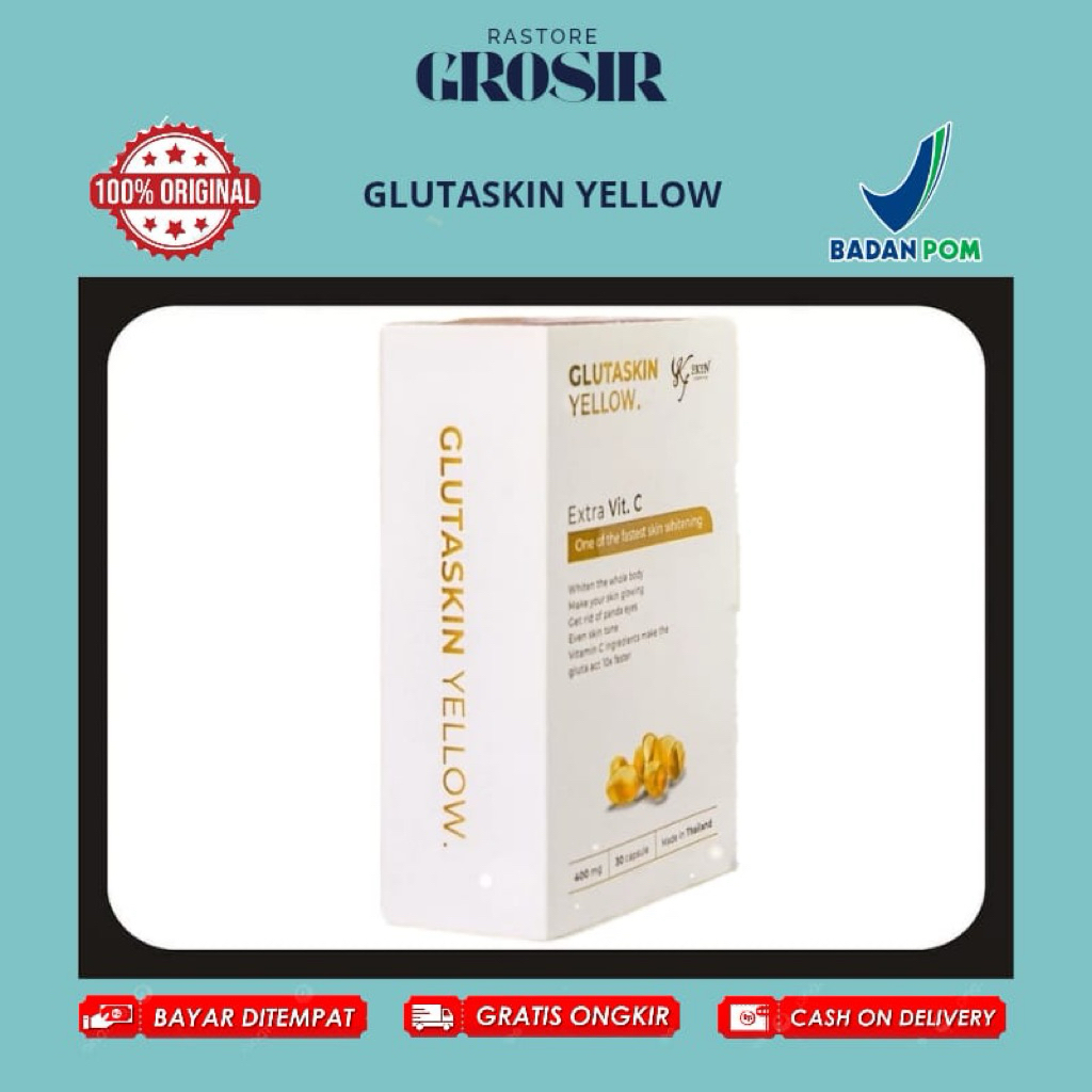 

Distributor resmi glutaskin yellow ber id card || gluta yellow vitamin dan pemutih tubuh fda thailand