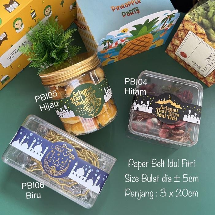 

paperbelt sabuk toples kue kering roti lebaran stiker paper belt idul fitri