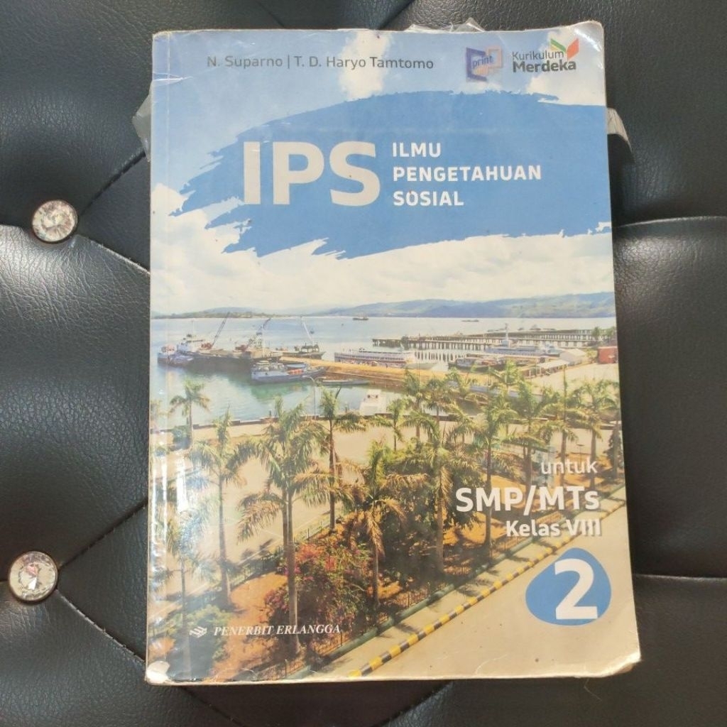 BUKU BEKAS ORIGINAL IPS SMP VIII ( KELAS 2 )