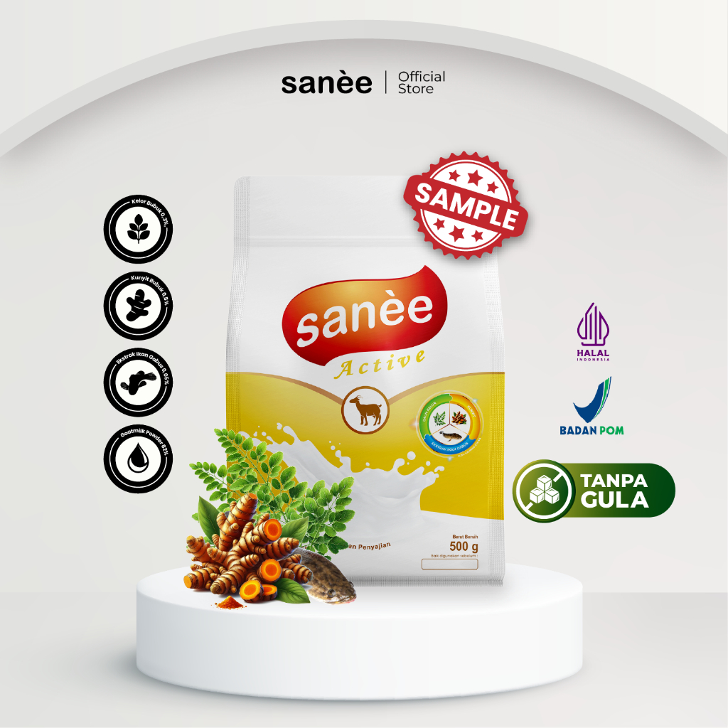 

(Sampel) Susu Kambing Etawa Tanpa Gula – Sanee Active 25g | Bantu Tulang & Sendi Sehat