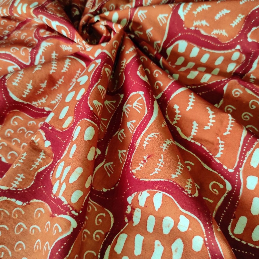 Kain batik tulis antik mix warna alam & sintetis untuk kemeja pria dan wanita